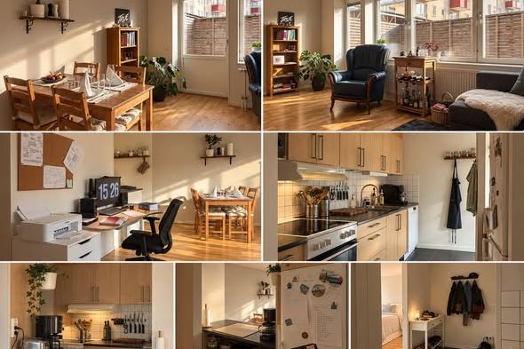 2:a på Norr med uteplats, parkering