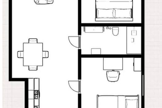 Nyrenoverad 3:a i villa nära Arlanda