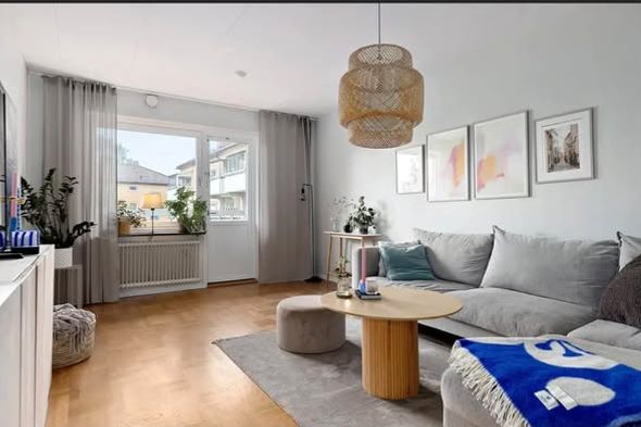 2:a med balkong uthyres på Norrstrandsgatan